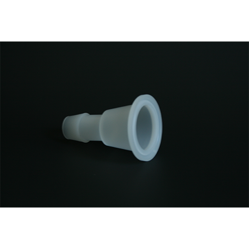 Sanitary Polypropylene Tube Adapter; 1.5" Ferrule to 5/8" Hose Barb Fitting Pack of 50