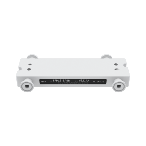 SIUS Single-use Process Development Filter Plate Insert with 1/2" Tri-clamp (9 LPM max flow rate)