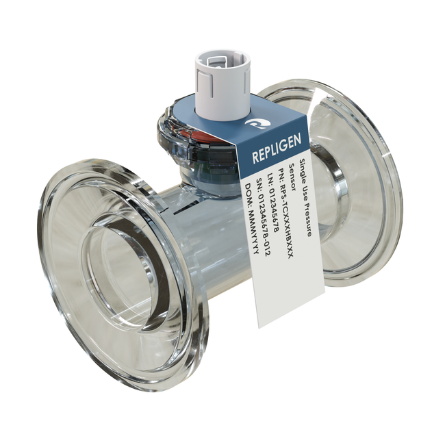 Tri-Clamp 1.0 in Connection Single-use Pressure Sensor 3 Pack – Repligen