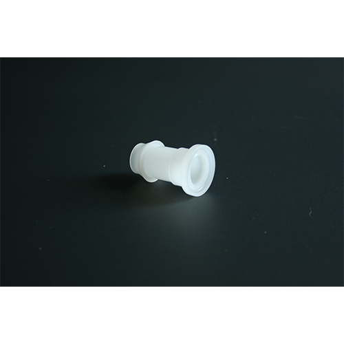 Sanitary PVDF Tube Adapter; Mini Ferrule to 3/4" Hose Barb Fitting