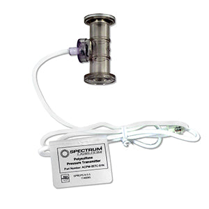 Pressure Transducer, 1/2" TC x 1/2" TC, Polysulfone, Sterile, Calibrated, Pack of 25
